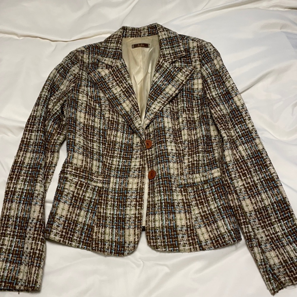 Dmbm Tweed Suit Jacket. Lined. Size Medium